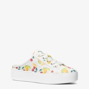 Michael Kors Poppy Fruit Print Logo Slip-On Sneaker